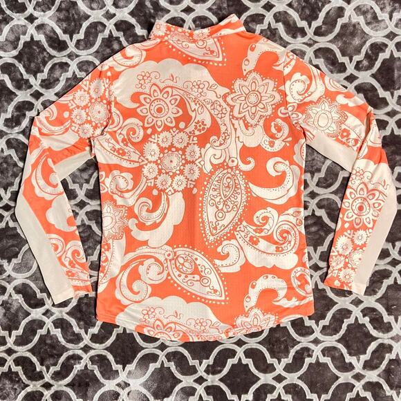 San Soleil Vented 1/4 Zip Collar Women's Medium Long Sleeve Stretch UPF 50 Golf - Picture 5 of 9